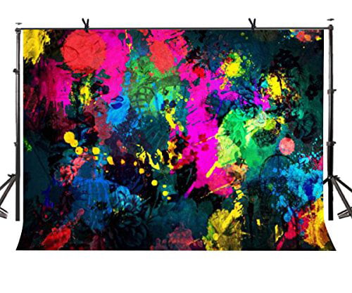 LYLYCTY 6x6ft Abstract Graffiti Art Painting Photography Backdrop Party Game Video Studio Photo Background Props BJLY87 