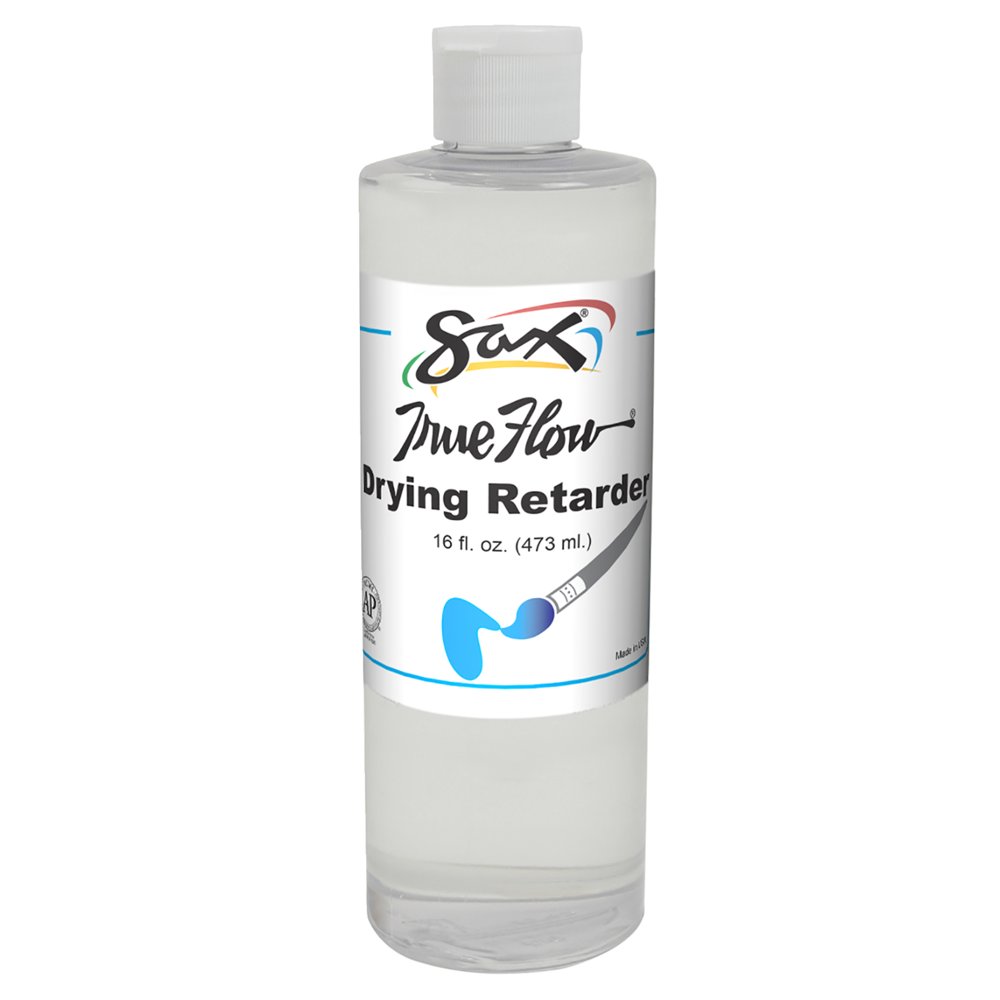 Sax True Flow NonToxic Acrylic Drying Retarder, 1 pt Plastic Bottle