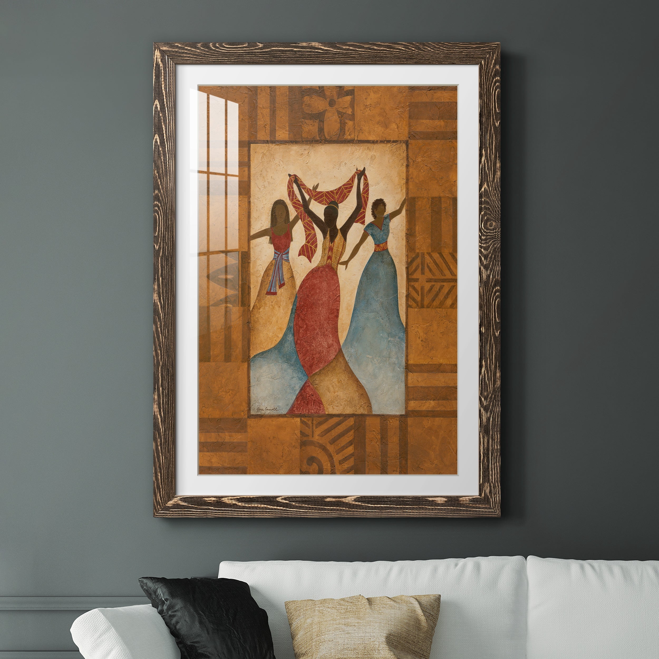 Rhythm - Premium Framed Print - Distressed Barnwood Frame - Ready to Hang