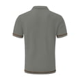 thumbnail image 6 of Yifymode Polo Shirts for Men Short Sleeve Ice Silk Mesh Collared Golf Polos, Stretchy Breathable Polo Shirts For Beer Belly Summer Daily Mens Tops, 6 of 7