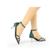 thumbnail image 6 of BLISSFUL STEP Women's Satin Rhines Stiletto Heel Sandals, 6 of 8