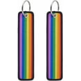thumbnail image 1 of 2 llaveros arcoíris LGBT de poliéster colorido para novios, novias y parejas, accesorios LGBT, 1 of 9