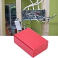 thumbnail image 4 of Circuit Board Instrument Box, Aluminum Cooling Box DIY Electronic Project Circuit Board Instrument Enclosure Case Red, power milling machines, 4 of 8