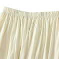 thumbnail image 5 of Maoxin Women Skirt Women's Classic Summer Pleated High Waisted Pocket Casual Drape Skirt ,White,Free Size, 5 of 7