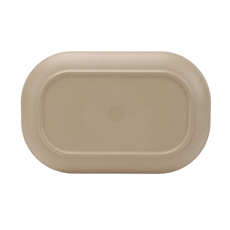 Better Homes & Gardens Tomato Beige Bamboo Melamine Serving Tray photo 5
