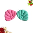 thumbnail image 2 of 2PCS Inflatable Bath Pillow Suction Cup Back Neck Cushion Spa Pillow for Bathtub Bathroom (Random Color), 2 of 8
