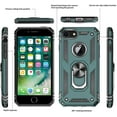thumbnail image 2 of FYBTO Compatible for iPhone 8 Case, iPhone 7 Case, iPhone 6s/ 6 Case with Tempered Glass Screen Protector [2 Pack], Military-Grade Protective Phone Case with Kickstand Ring for iPhone, 2 of 7