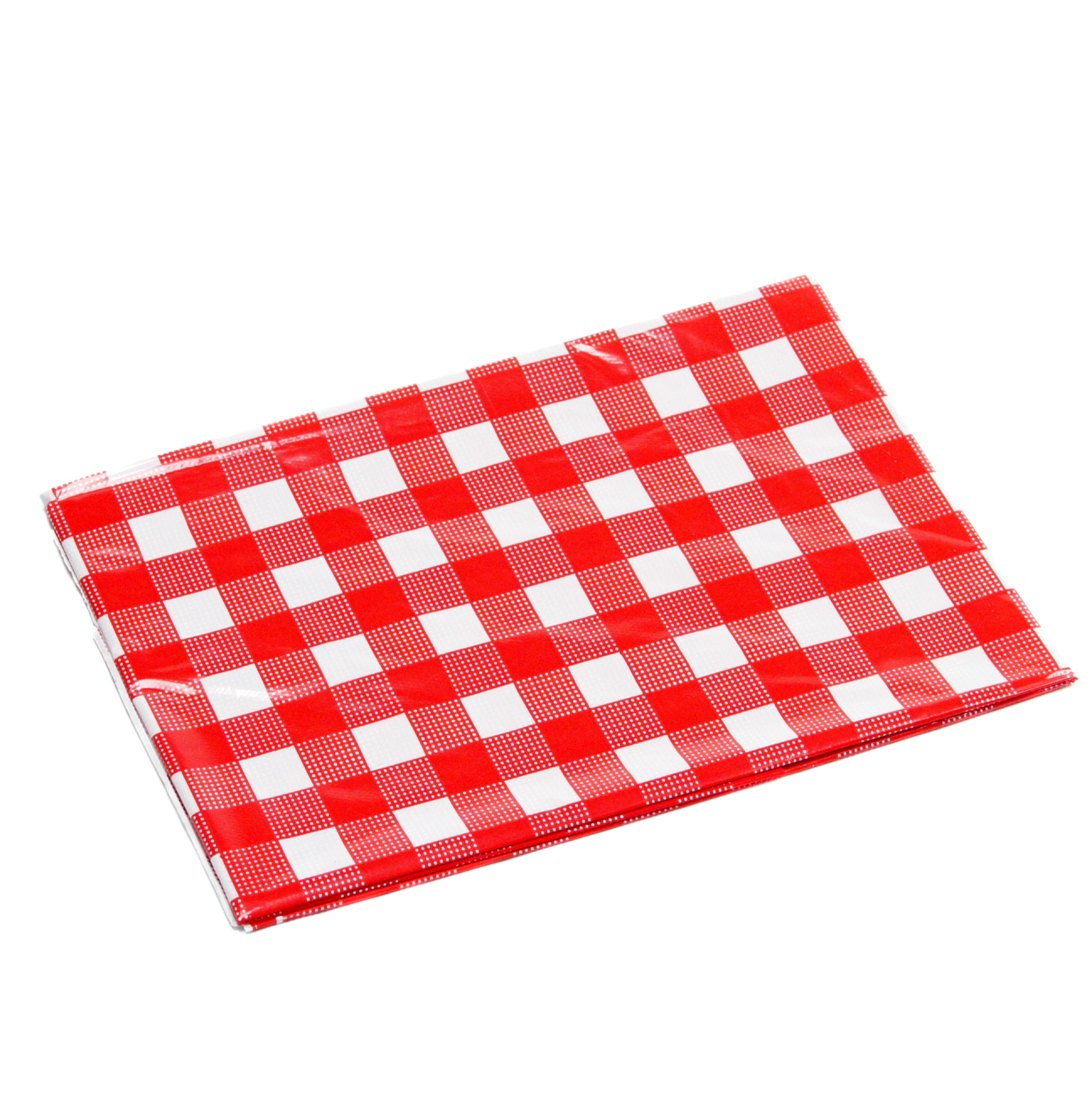 52x108" Red/White Table Cloth