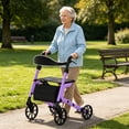 thumbnail image 4 of Rollator Walker for Seniors, Lightweight Foldable All Terrain Rolling Walker with seat, 4 of 6
