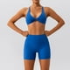 thumbnail image 4 of Sujetador deportivo con espalda abierta para mujer, con tirantes, para yoga y running, poliéster/spandex, sujeción media, S-XL, 4 of 8