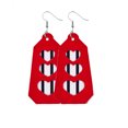 thumbnail image 1 of Pendientes Multicapa Labio Oreja Cuelga Aro en forma de corazón Pendiente colgante Favores de fiesta Regalo del día de San Valentín Banquete Ropa, zapatos y accesorios Miscelánea Negro+Rojo Qarigey  AP010113-19, 1 of 6