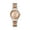 Rose Gold Two Tone, variant on Caravelle Designed By Bulova Women's Two Tone Diamond Dial Watch 45P108
