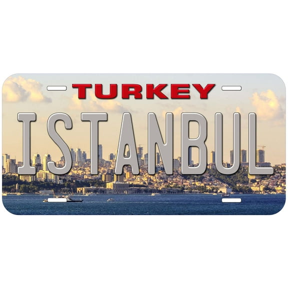 Istanbul TAG02 Turkey Novelty Car Auto License Plate