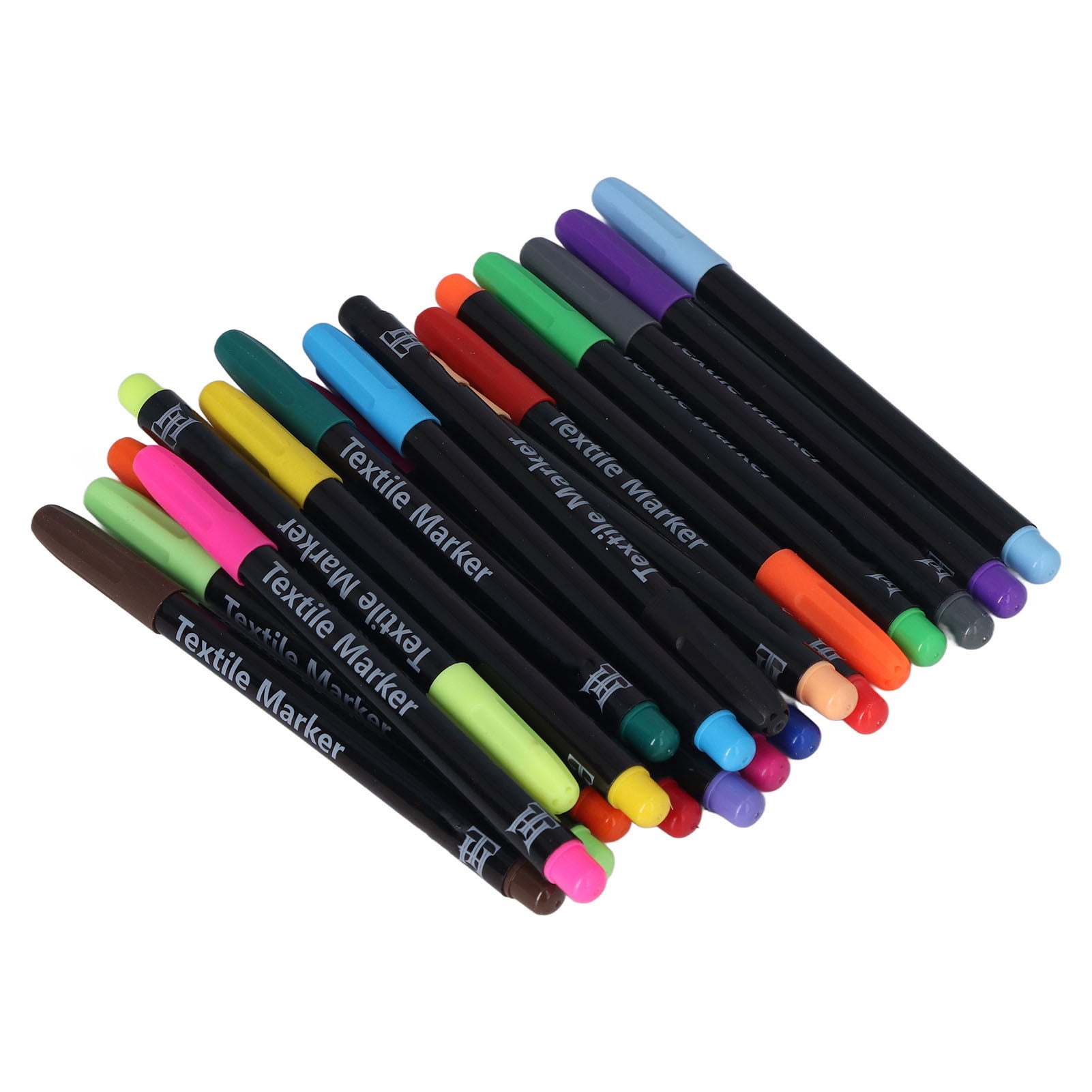 Fabric Markers, Water Color Pen Strong Coloring Power 20 Pcs Colorfast For  Cloth Shoes