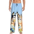thumbnail image 2 of Lsque Bluey Print Men's Pajama Pants, Lounge Pant - Comfortable Home Wear,Elastic Waistband, Stylish Design-Large, 2 of 9