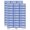 Dark Blue, variant on Shred Border Top Bottom Sticker Set - Light Blue - Gloss Finish - 1.25" Mini