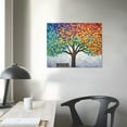 thumbnail image 3 of Nawypu  Tree of Life Wall Art Abstract Colorful Tree Canvas Prints Large Framed Wall Art Painting for Living Room Bedroom Home Decor, 3 of 4