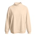 thumbnail image 3 of CUSTG Women's Hoodless Sweatshirt Lightweight Stylish Knit Long Sleeve Crewneck Unlined Cozy Soft Pullover Top, 3 of 4