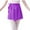 Purple, variant on yillto Women's Chiffon Short Skirts Adjustable Tie Mesh Flowy Mini Skirts Dancewear Wrap Skirt