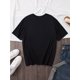thumbnail image 2 of Letter Print Crew Neck T-shirt, Short Sleeve Casual Top For Summer & Spring, Women's Clothing, 2 of 6