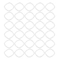 thumbnail image 4 of 30 Uds. Colgantes de marco hueco moldes de joyería de acero inoxidable para manualidades DIY collar de pendientes, 4 of 8