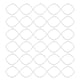 thumbnail image 4 of 30 Uds. Colgantes de marco hueco moldes de joyería de acero inoxidable para manualidades DIY collar de pendientes, 4 of 8