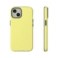 thumbnail image 2 of Yellow & White Checkered Shape Tough iPhone 15 Case-iPhone-iPhone Case, 2 of 3