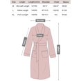 thumbnail image 3 of LOFIR Womens Soft Hooded Plush Robe, Luxury Fluffy Robe Long Fleece Spa Bathrobe for Women (XL,Taupe), 3 of 7