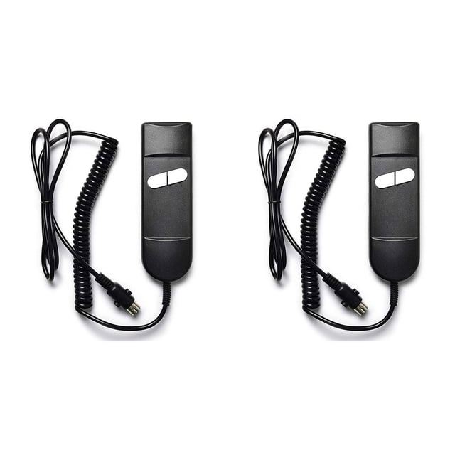 2X Lift Chair Remote Replacement, 5 Pin 2 Button Power Recliner Remote for Okin Limoss Pride - Straight