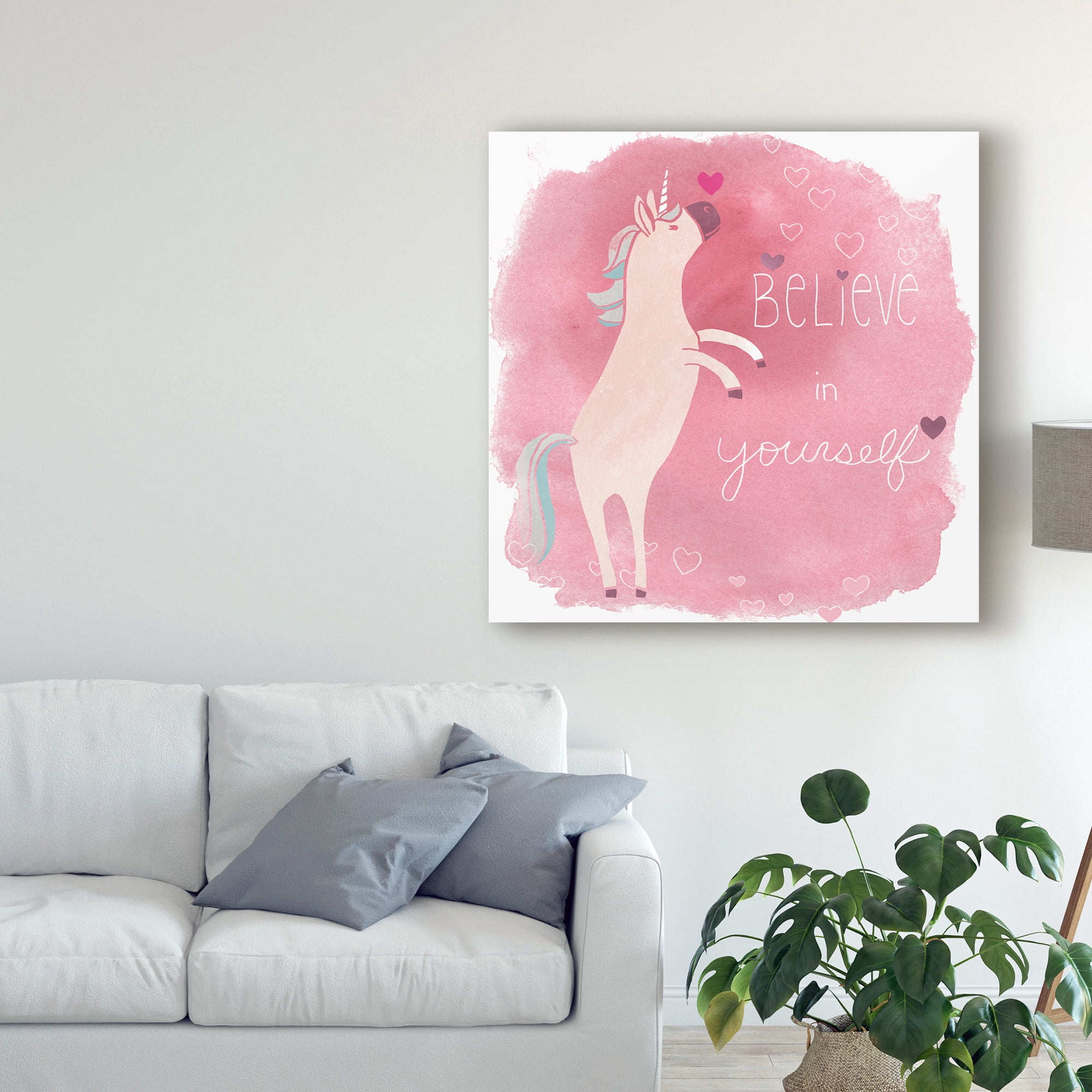 Trademark Fine Art 'Magic Unicorn Squad I' Canvas Art by June Erica Vess