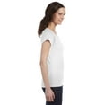thumbnail image 2 of Gildan Womens 4.5 oz. SoftStyle Junior Fit V-Neck T-Shirt 10 Pack, 2 of 2