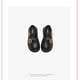 thumbnail image 3 of Zapatos de cuero para niñas, primavera y otoño, retro, ligeros, de suela suave, zapatos de princesa de cuero suave, zapatos de rendimiento, 3 of 4