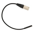 thumbnail image 4 of Cable adaptador de 1/8 de pulgada a XLR mini conector estéreo de 35 mm a cable XLR para evitar interferencias Flexible de 118 pulgadas hembra a macho para micrófono para, 4 of 8