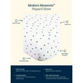 thumbnail image 6 of Modern Moments By Gerber Baby & Toddler Boy Ultra Soft Playard Sheet, Black Triangles, 6 of 6