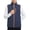 Navy Blue, variant on Men's Fleece Lined Puffer Vest Lightweight Warm Sleeveless Jacket with Full Zip Winter Vest for Golf Running Navy Blue L