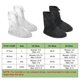 thumbnail image 3 of Cubierta de zapato de lluvia impermeable Uxcell XXL reutilizable, antideslizante, protector de galoshes de lluvia y nieve con cremallera negra 1 par, 3 of 7