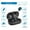 Black, variant on KIBVOE Premium Noise Cancelling Sound Amplifier, Rechargeable Mini Sound Amplifier, Amplifier Devices for Elderly with Portable Charging Case for Adults, Elderly(White)