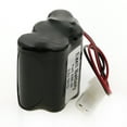 thumbnail image 2 of 2pc Emergency Lighting Battery for Sanyo 100502SE Sharp 51500RSCE140P, 2 of 7