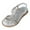 Silver, variant on TOWED22 Girls Sandals Summer Dress Shoes Lightweight Open Toe Beach Holiday（Blue,9.5）