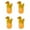 Yellow, variant on Under $5 Tire Valve Caps QWEZJ Car and Motorcycle Tire Valve Caps Cute Duck Luminous Tire Decorative Valve Caps 4-Pack (Blue Blue Duck), Auto Exterior Accessories Clearance!
