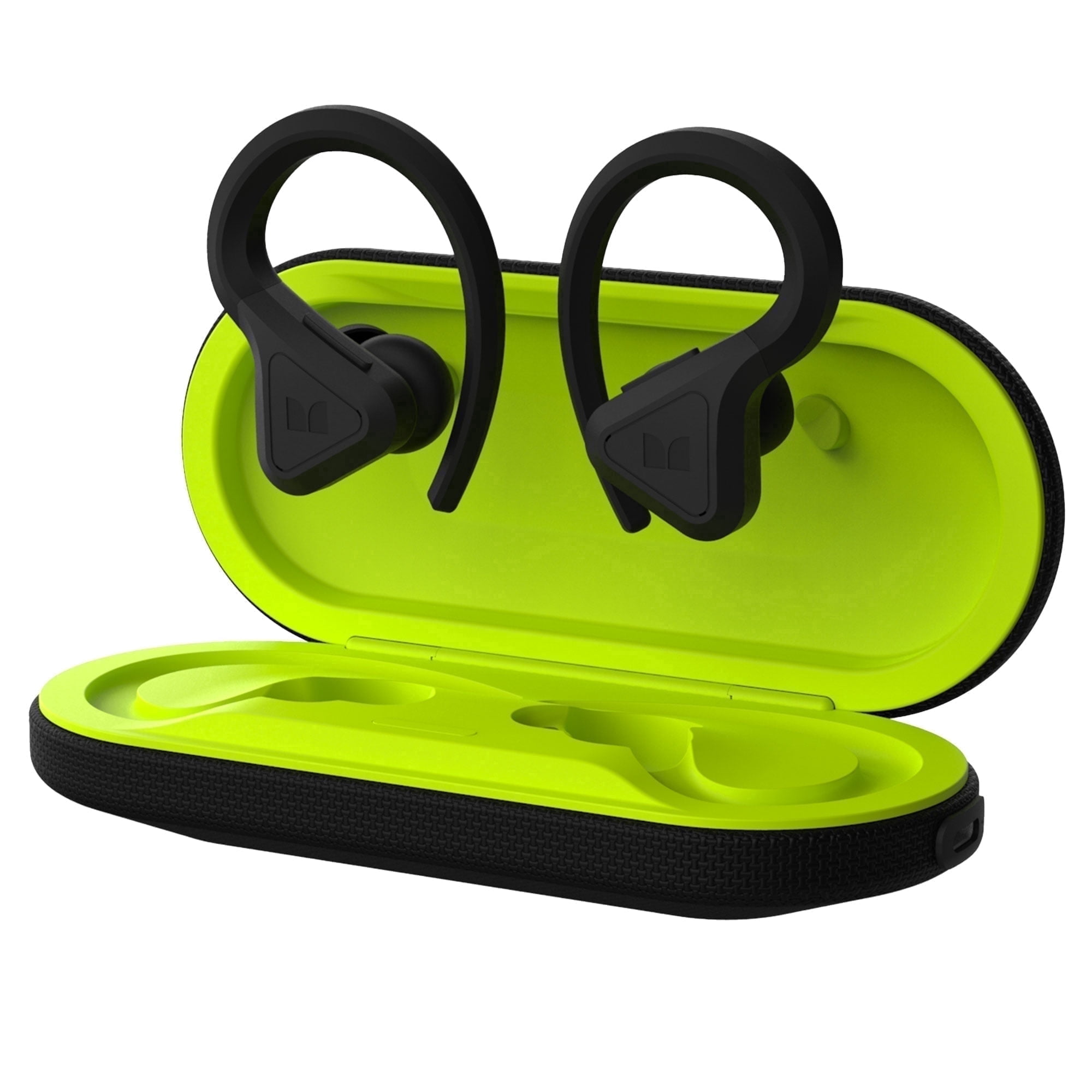 Monster DNA Fit 2.0 Wireless Earbuds, Noise Cancelling, Built-in Mic, Charging Case, Water Resistant