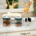 thumbnail image 4 of Yayeee 4 Pack Qtip Holder Bathroom Cotton Swab Canister with Lid Clear Dispenser Set, Colorful Road at Night, 4 of 6