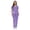 Purple, variant on Niaahinn Women's Scrub Set - Soft Stretch V-Neck Top & Elastic Waist Jogger Uniform, 8 Colors