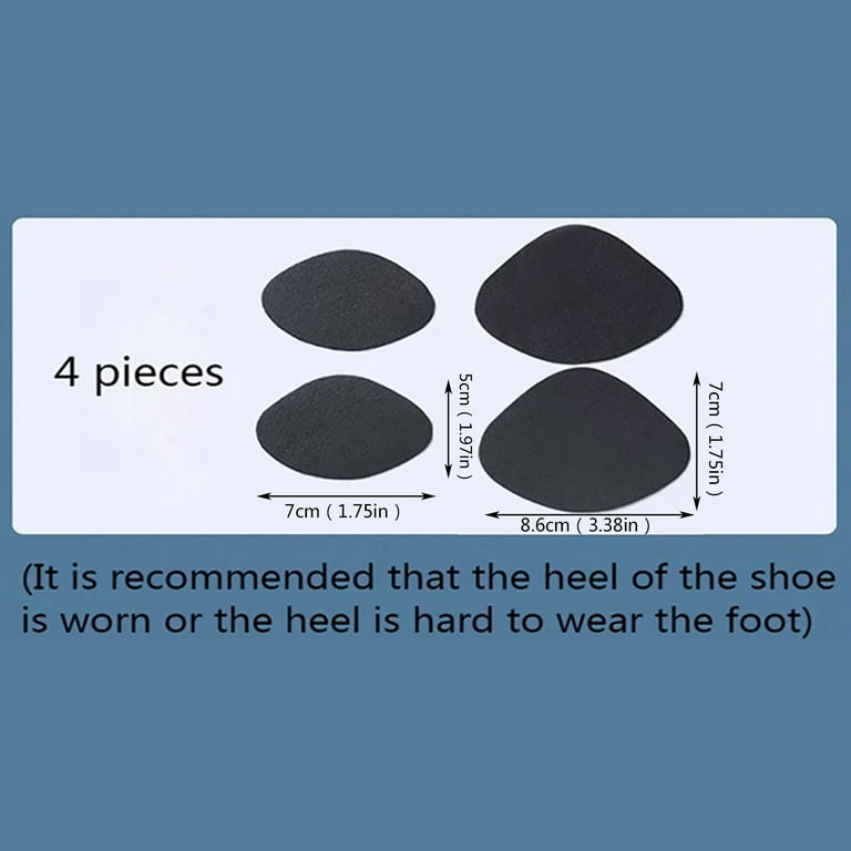 NEGJ Heel Hole Sticker 2 Pairs Self Adhesive Shoe Hole Patch Sticker Shoe  Hole Patch Sticker For Leather Shoes High Heels Winter Foam Stickers for  Kids Barber Stickers 