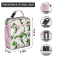 thumbnail image 3 of Hawaii style Print Insulated Lunch Bag - Leakproof Reusable Portable Cooler Tote for Adults,Work,School,Picnic,Camping|Detachable Strap,Handle,Bottle Pocket, 3 of 6