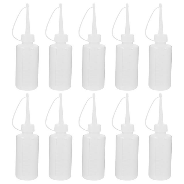 KAKOWELY 8pcs Oil Containers Sewing Machine Oil Bottles Sewing Machine Refueling Tool Bottles,6.5X"X1.77"X1.77"