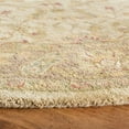 thumbnail image 3 of SAFAVIEH Antiquity Beaufort Traditional Floral Wool Area Rug, Ivory/Brown, 7'6" x 9'6" Oval, 3 of 7