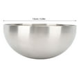 thumbnail image 5 of 2 Pcs Stainless Steel Salad Bowl Double Walled Insulation Mixing Bowls Portable Round Bowl For Pasta Rice Soup, 5 of 21