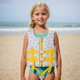 thumbnail image 3 of Little Kid Life Jacket 12-14 Years Swim Vest for Kids with Adjustable safety Straps Age3-15 Ideal Buoyancy Swim Aid for Boys Girls and Toddlers #Purple, 3 of 4