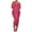 H-Hot Pink385, variant on Women Elegant Off Shoulder Dress Long Sleeve Button Down Split Ruffle Bodycon Midi Dresses Solid Color Festival Clothing